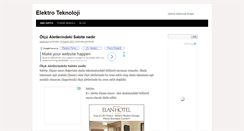 Desktop Screenshot of elektroteknoloji.com